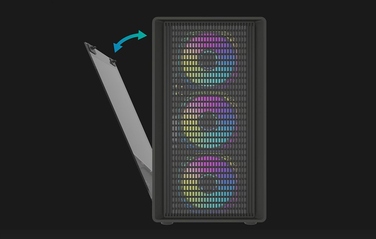 Корпус для комп'ютера DarkFlash DB460M Big Tower m-ATX, загартоване скло, чорний, USB 3.0