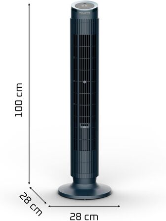Вентилятор підлоговий Rowenta Eole Silence Force VU7025F0 блакитний: потужний, тихий, 8 швидкостей, пульт, таймер
