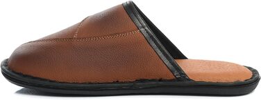 Чоловічі тапочки Hausschuhe Leder: зручні, теплі, ручні, з антиковзкою підошвою, розміри 41-47, колір коричневий