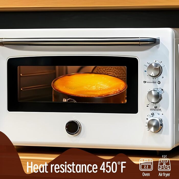 Набір форм для випічки LZYDKH 3 шт. (20/22/24 см) з антипригарним покриттям. Форми для кексів, торти та хліба. Знімний дно.