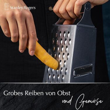 Шкребок Stanley Rogers з квадратним лезом та антиковзким дном – високоякісна нержавіюча сталь, м'який на дотик грифель, придатний для миття в посудомийній машині