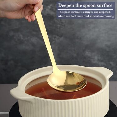 Набір кухонних аксесуарів Evanda (6 шт.), нержавіюча сталь, важкі кухонні прилади, набір лопаток, кухонні аксесуари для дому (Золотий)