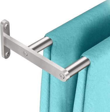 Тримач для рушників YUMORE, подвійний, з нержавіючої сталі, 80 см, для ванної кімнати та кухні