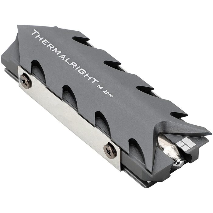 Радіатор охолодження SSD M.2 2280 Thermalright Pro: 8мм тепловірна трубка, подвійний термопад високої продуктивності