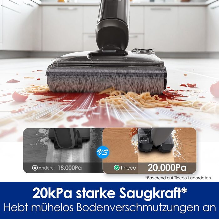 Вертикальний миючий пилосос Tineco Floor One S6 Stretch з функцією самоочищення