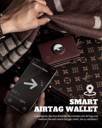 Чоловічий гаманець DODENSHA® MagSnap з RFID захистом та відділенням для AirTag, картхолдер, гаманець на 10+ карт, з відділенням для монет, фіолетовий (Lila-togo)