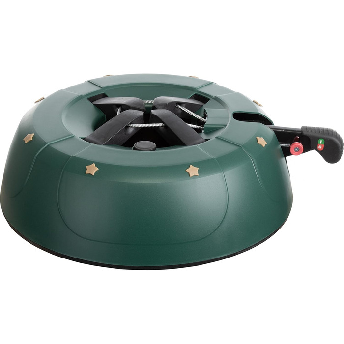 Підставка для ялинки BRANDSSELLER до 2 м з підвісною системою та фіксатором - зелена