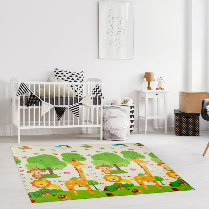 Relaxdays Foldable Play Mat - Animals