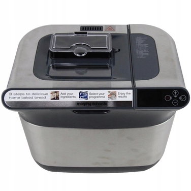 Хлібопічка Morphy Richards 502000, сріблястий/сірий, 600 Вт