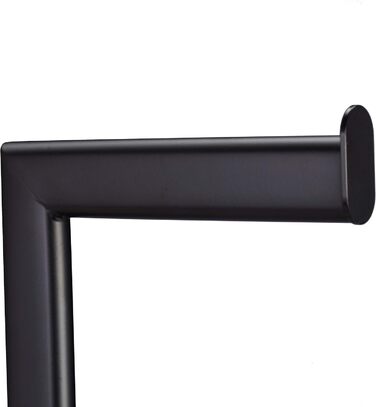 Relaxdays Toilet Accessories Set - Toilet Paper Holder, Toilet Brush & Holder, Standing, Black