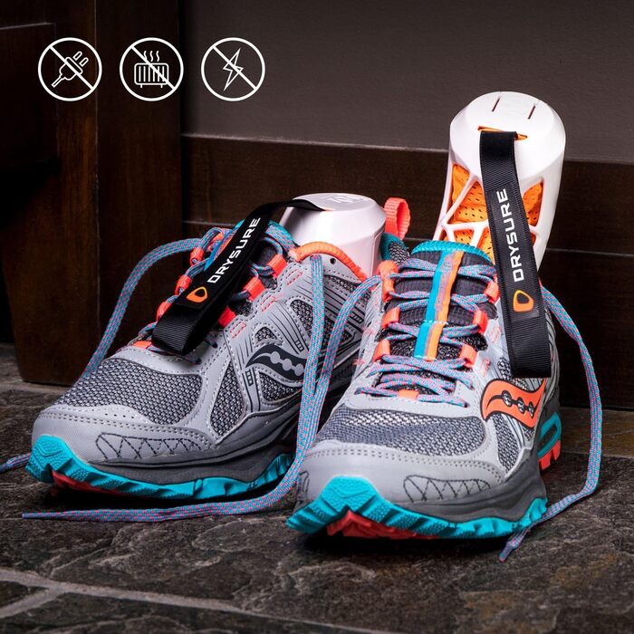 DRYSURE Non-Electric Shoe Dryer | Portable, Reusable, Deodorizing, and Fast-Drying | Ideal for All Shoes