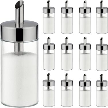 Tescoma Sugar Shaker Set (12 pieces), transparent, 225 ml