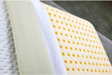 Набір з 2 подушок EVERGREENWEB 40x80 см, 18 см, ортопедичні, Memory Foam, знімний чохол Aloe Vera і бавовна, для болю в шиї, медичний виріб