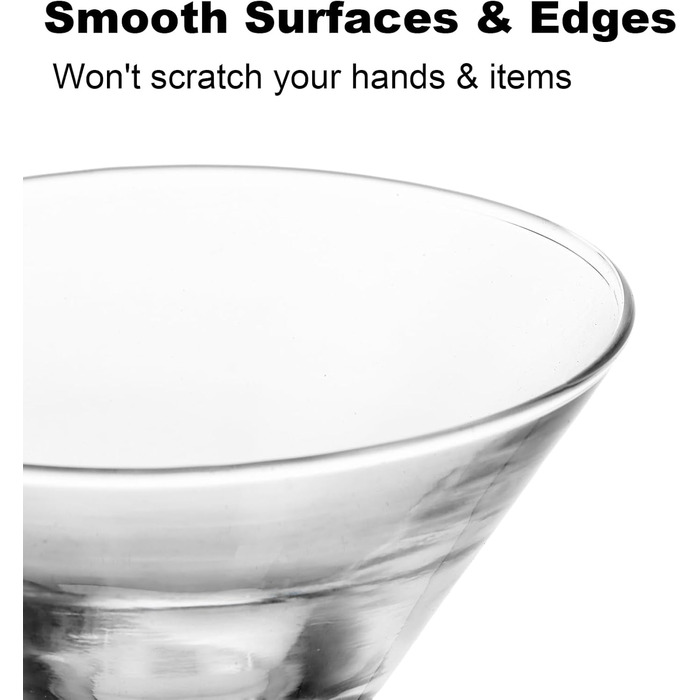 Набір з 6 келихів для мартіні, 160 мл, келихи для Cosmopolitan, набір келихів для вечірок та дому