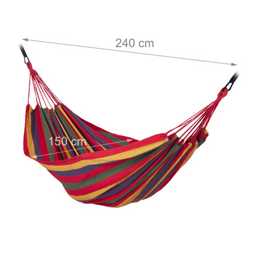Relaxdays Cotton Hammock