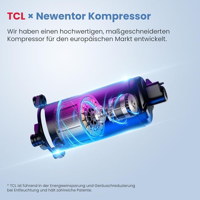 Електричний осушувач повітря Newentor 25л/день - 270W, для приміщень до 80м², 10 років гарантії, з шлангом 2м, таймером (12л/24г)