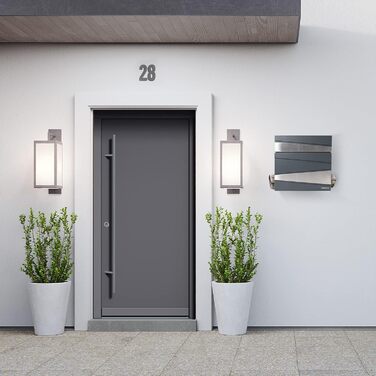 Поштовий ящик ARREGUI Armor E6905 антрацит з газетницею, сталь, розмір M (DIN A4)