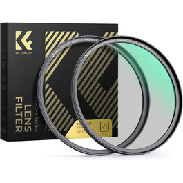 Поляризаційний фільтр K&F Concept Nano X-Serie 52mm з магнітним кільцем, 28-шарів покриття