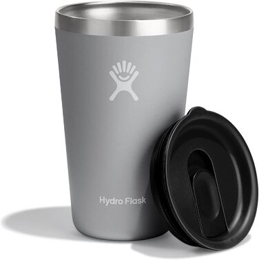 Birch Hydro Flask 473ml (16oz) Stainless Steel Travel Mug - Vacuum Insulated, Leakproof & Hot/Cold