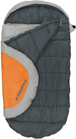 Fridani Kids Sleeping Bag PO 180x90cm XXL Comforter Sleeping Bag -12°C Orange Warm Water-Repellent Washable