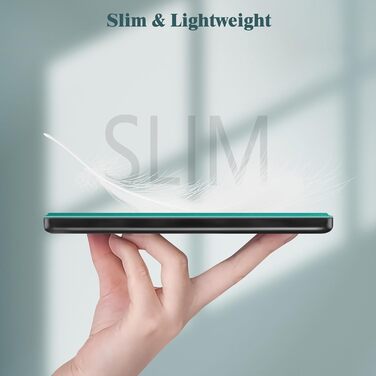 Чохол Fintie для Tolino Shine Color/Shine(2024)/Shine 4(2022) & Kobo Clara Colour/Clara BW(2024)/Clara 2E(2022) eReader - ультратонкий з авто-сном/пробудженням та магнітною застібкою, блакитний мармур (Z - смарагдовий)