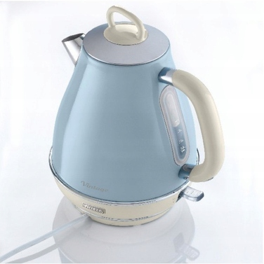 Електричний чайник Ariete 2869/05 Vintage, 2000 Вт, 1.7 л, Блакитний