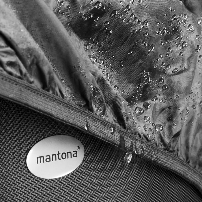 Сумка для фотоапарата Mantona Neolit II SLR чорна, водонепроникна з захистом від дощу, на плече з великим об'ємом та індивідуальним плануванням