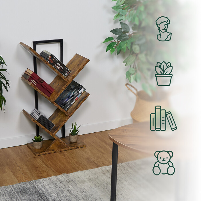 Стелаж Relaxdays на 4 полиці