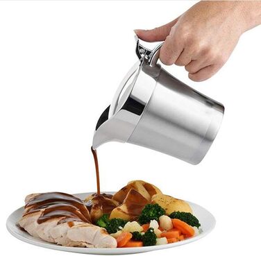 Tenlacum Sauce Pot, Thermo-Sauce, Serving Pitcher, Kitchen Utensils, Spout (2 pieces)