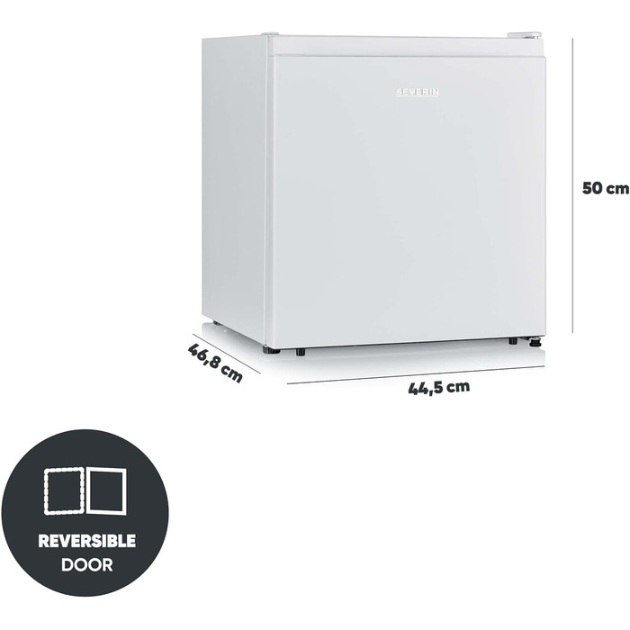 Холодильник автомобільний SEVERIN KB 8884, 45 л, білий, з відділенням для холоду, тихий, знімний дверний замок