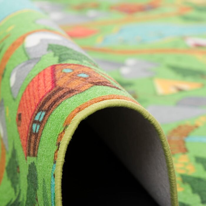 Дитячий килим Snapstyle для ігор, 200x300 см, прямокутний, з малюнком дороги, міцний та простий у догляді для дитячої кімнати та кемпінгу