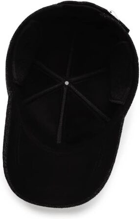 Кепка YAMEE для чоловіків, зимова бейсболка з відкидним навушником, тепла шапка-кепка, чорний (2074)