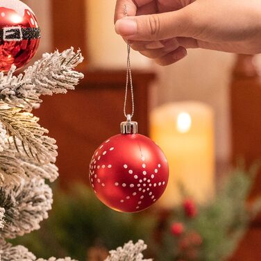 Набір ялинкових прикрас Valery Madelyn 70 шт. - ялинкові кулі, ялинковий декор з підвісками