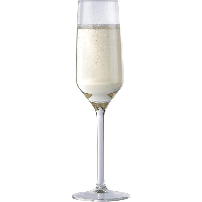 Набір келихів для шампанського Alpina - 6 штук, 220 мл, прозорі