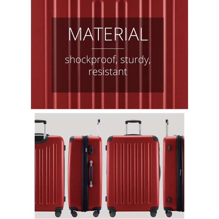 Набір валіз Hauptstadtkoffer Spree, аква-зелений, для дорослих, унісекс