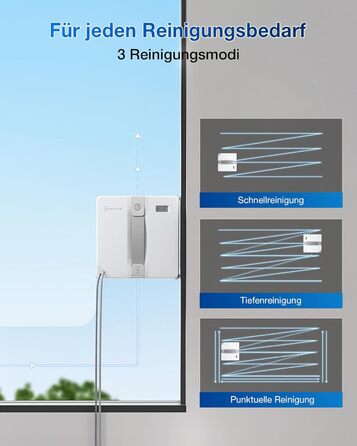 ECOVACS WINBOT Mini: Робот для миття вікон, компактний, сірий - з ультразвуковою системою та 4 режимами