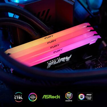 Kingston FURY Beast RGB 32GB (2x16GB) DDR4 3200MHz CL16 Пам'ять RAM для ПК