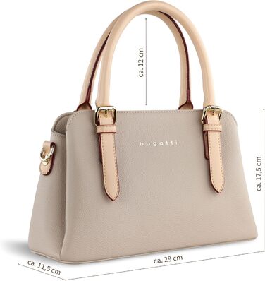 Сумка жіноча Bugatti Ella бежевого кольору, маленька сумка через плече для жінок