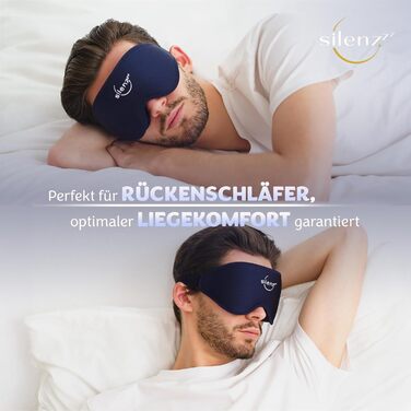 Маска для сну преміум-класу 3D - комфортна пов'язка на очі для жінок та чоловіків - забезпечує повну темряву - рожева, 1 шт.