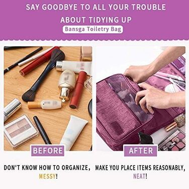 Сумка для туалетних аксесуарів | Розкладна дорожня сумочка з ручкою | Багатофункціональна косметичка, сумочка для душу для чоловіків та жінок (Зелена)