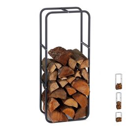 Relaxdays Metal Firewood Rack