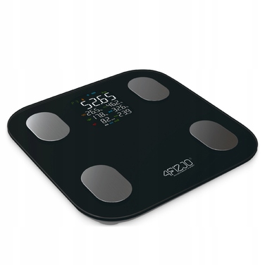 Електронні ваги для ванної 4FIZJO з аналізом складу тіла та Bluetooth