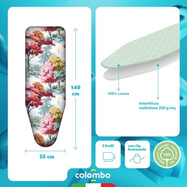 Замінний чохол для прасувальної дошки (140x55 см, Autumn Vibes)