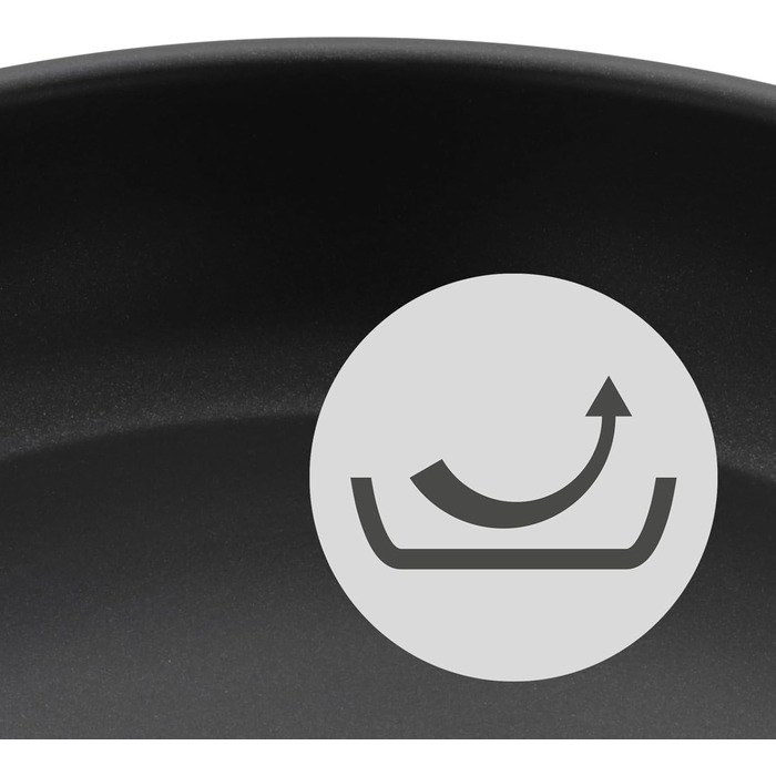 WMF Devil 24cm Non-Stick Fry Pan - Induction Compatible, Cromargan Stainless Steel, Plastic Handle