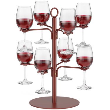 Башня для напоїв TJ.MOREE на 8 келихів Aperol Baum – підставка для коктейлів, подарунок для жінок, рожевий коктейльний столик для шампанського