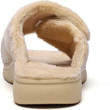 SOLLBEAM Домашні тапочки з підтримкою склепіння стопи, ортопедичні п'яткові чашечки, сандалії для жінок (44.5 EU, Apricot01)