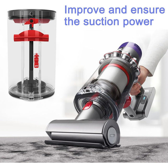 Dyson V12 Detect Slim & V10 Digital Slim Dust Bin Replacement Part - Compatible with 965272-01