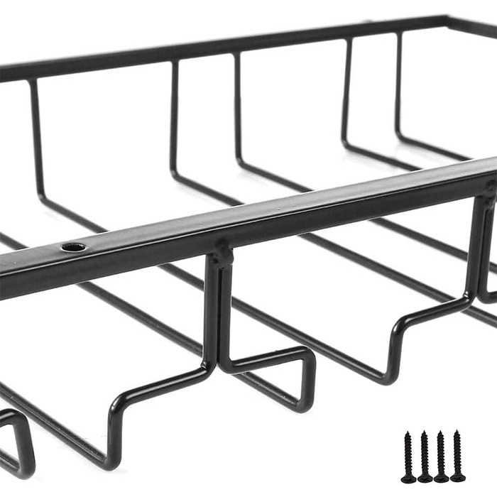 Тримач для келихів вина DDGG (2 шт.) - Настінна підставка для келихів, барна полиця, для дому, ресторану