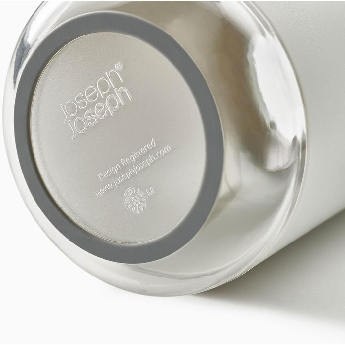 Seifensпender Joseph Joseph Presto Edelstahl з широкою помпою, нержавіюча сталь, сірий/зелений