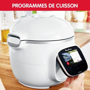 Moulinex Cookeo Touch Multicooker, intelligent, High-Pressure Touch Connect WiFi Black